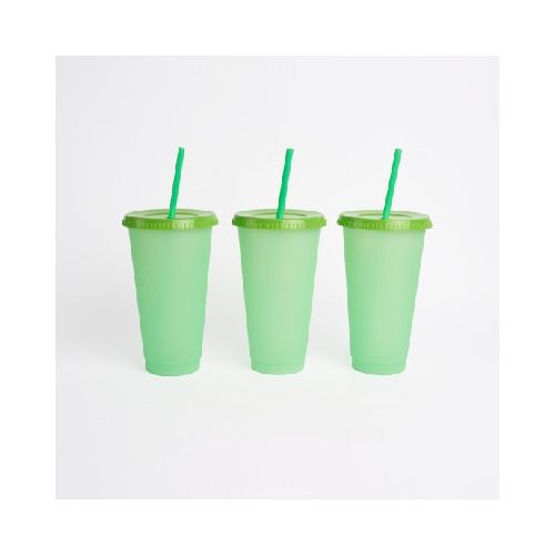 Vaso termo cromático x10 VERDE