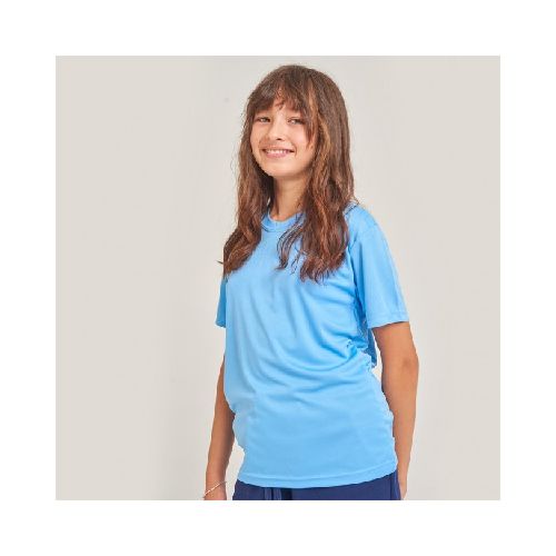 Camiseta Dry Niño Celeste