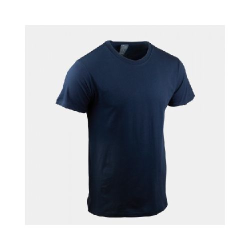 Camiseta slim algodon azul marino