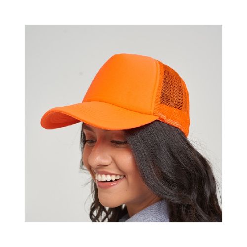 Gorro 5013 Trucker naranja fluo/naranja fluo