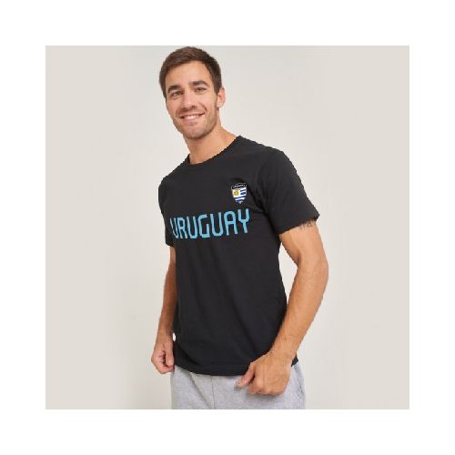 Camiseta URUGUAY escudo negro