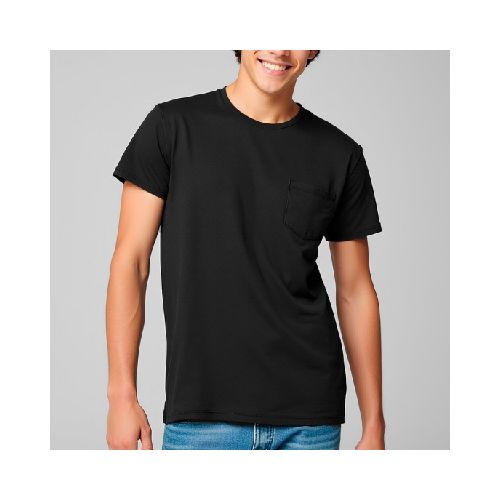 Camiseta pocket negro