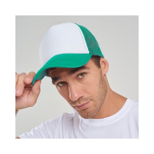 Gorro 5013 Trucker Verde/Blanco