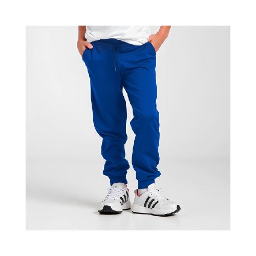 Pantalón Felpa Unisex Azul Francia Niño