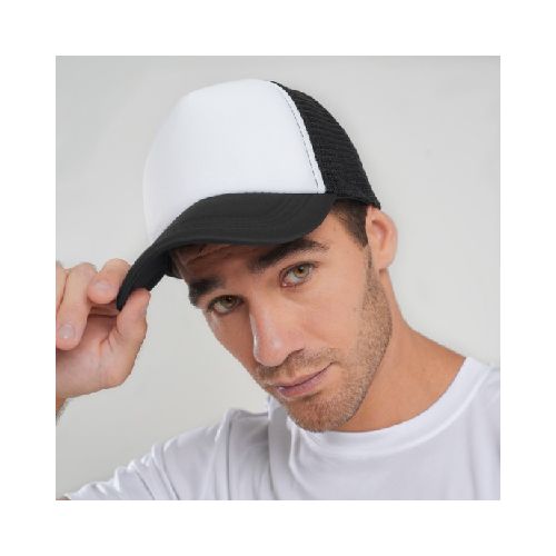 Gorro 5013 Trucker Negro/Blanco