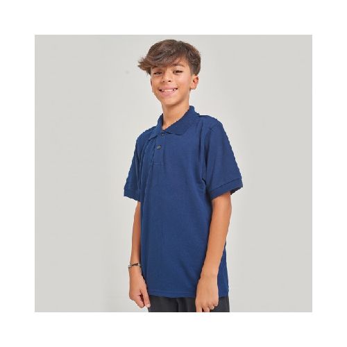 Remera Polo niño Mix Azul indigo