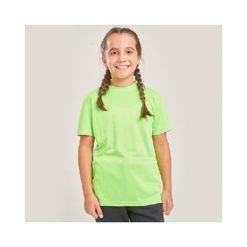 Camiseta Dry Niño Verde Fluo