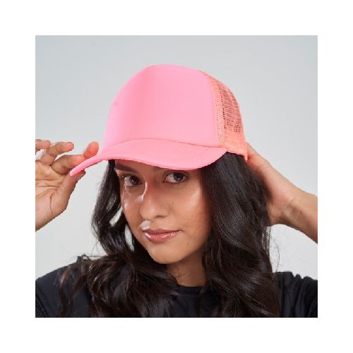 Gorro 5013 Mesh rosado fluo/rosado fluo