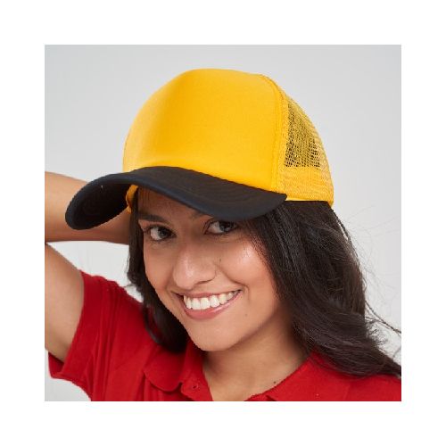 Gorro Trucker 5003 Amarillo/Negro