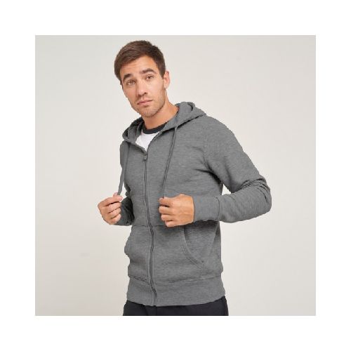 Campera adulto felpa SW gris topo