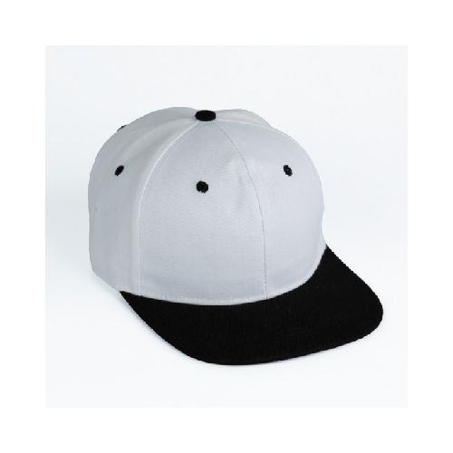 Gorro 5040 Visera Plana blanco/negro