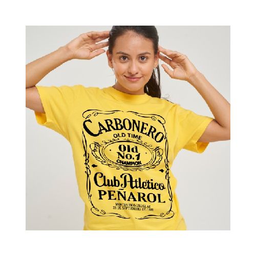 Camiseta Peñarol Old Time Amarillo