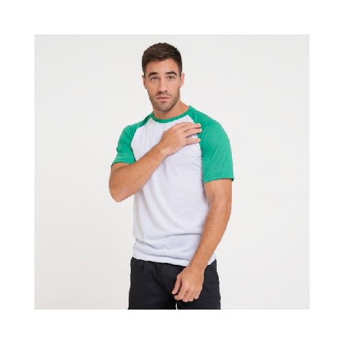 Camiseta Subliprint blanco/verde benetton