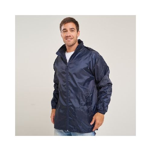 Campera Impermeable Azul