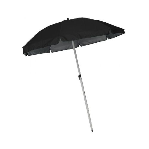 Sombrilla 180 Cm Poliester Negro