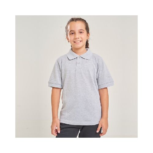 Remera Polo niño Mix Gris melange