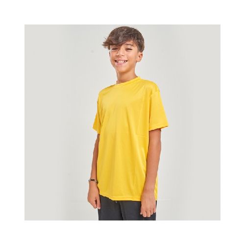 Camiseta Dry Niño Amarilla