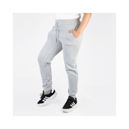 Pantalón Felpa Unisex Gris Melange