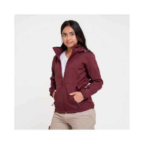 Campera Dama Neopreno Bordeaux