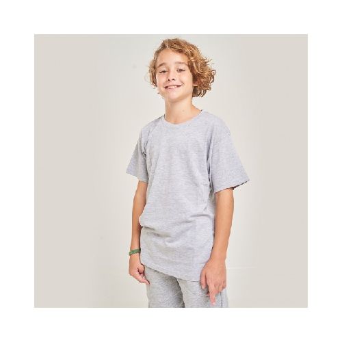 Camiseta Niño Gris Melange