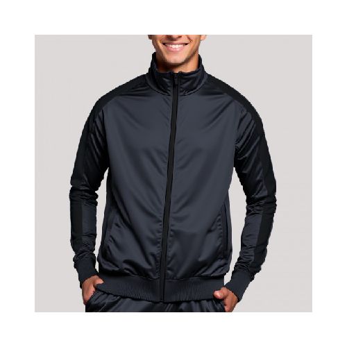 Campera deportiva gris/negro