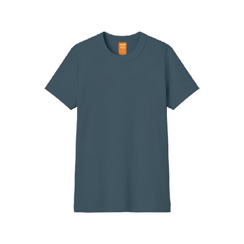 Camiseta algodon premium azul piedra