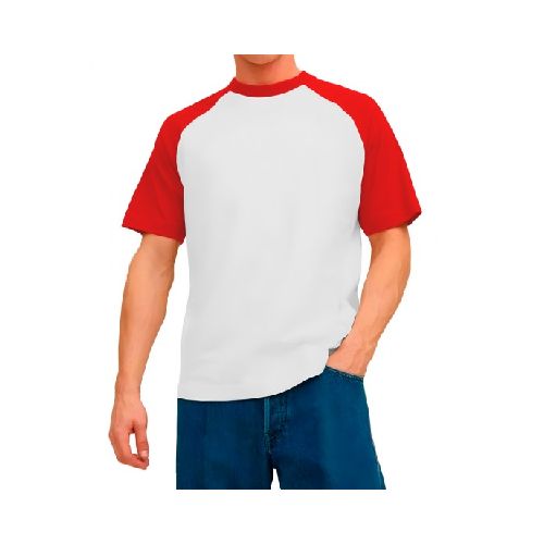 Camiseta Subliprint blanco/rojo