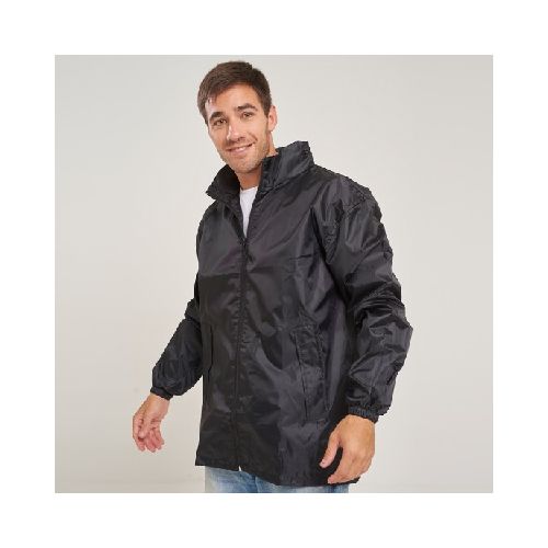 Campera Impermeable Negra