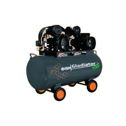 Ferreteria Industrial K37 - COMPRESOR GLADIATOR 150 LTS 3 HP DE BANDA 