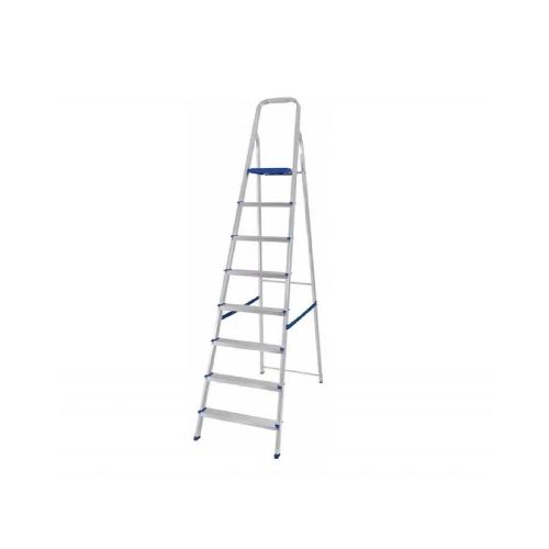 Ferreteria Industrial K37 - ESCALERA ALUMINIO 5106 8 ESCALONES MOR