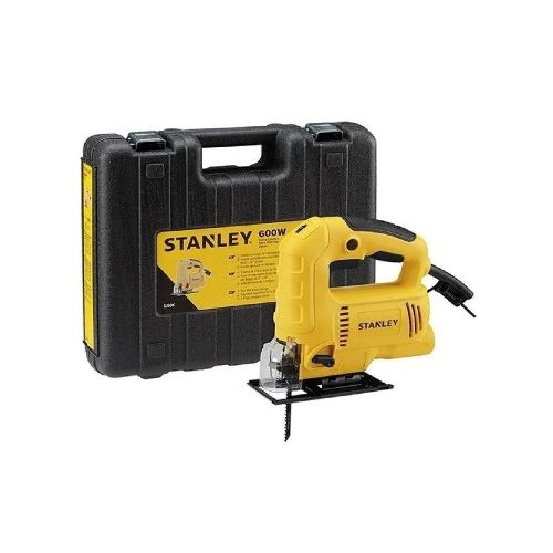 Ferreteria Industrial K37 - SIERRA CALADORA STANLEY 600W CORTE PENDULAR MALETA