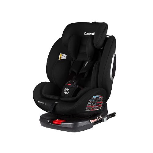 Butaca montreal grupo 0 i ii iii isofix negro