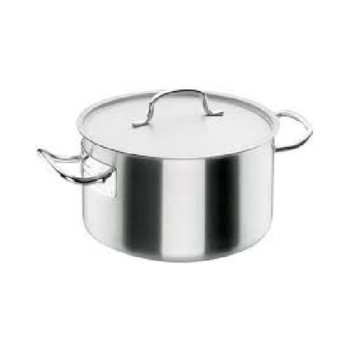 Cacerola inox con tapa 22lts