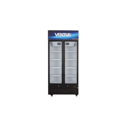 Heladera exhibidor vertical 2 puerta vidrio 550lts — Santucci