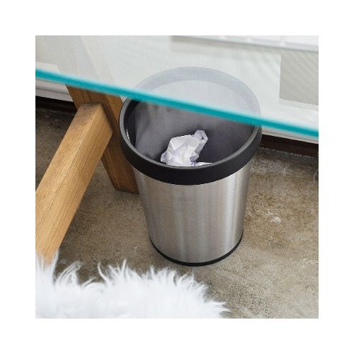 Tacho cesto basura circular 5L de acero inoxidable — Buho Store