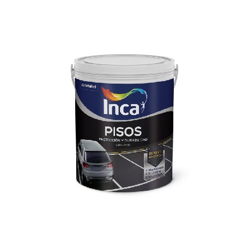 Pintura int-ext. Pisos Inca Ceniza 4L  INCA