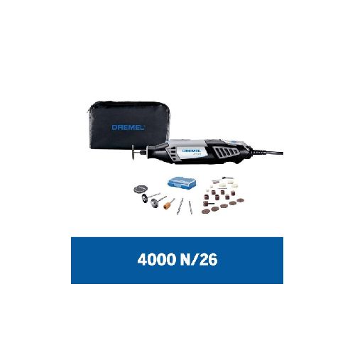 Minitorno Dremel 4000 con 26 accesorios  DREMEL