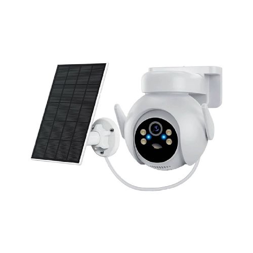 XION Cámara de Seguridad Exterior XI-CCTV81S Solar WiFi C016381