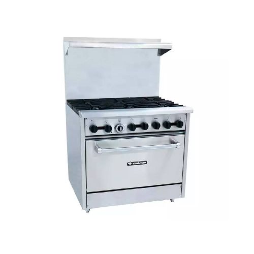 VENANCIO Cocina Comercial a gas FA6F 6 Hornallas C015495