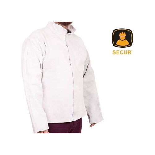 Campera Saco descarne Cuero Soldador Para Protección - Ynter