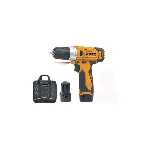 Atornillador 12v con 2 bat litio + bolso Ingco -Ynter Industrial