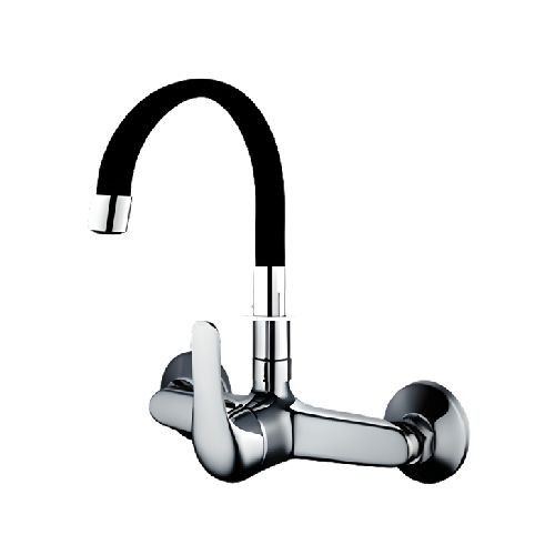 Monocomando Cocina Pico Flexible Negro Wico - Ynter Industrial