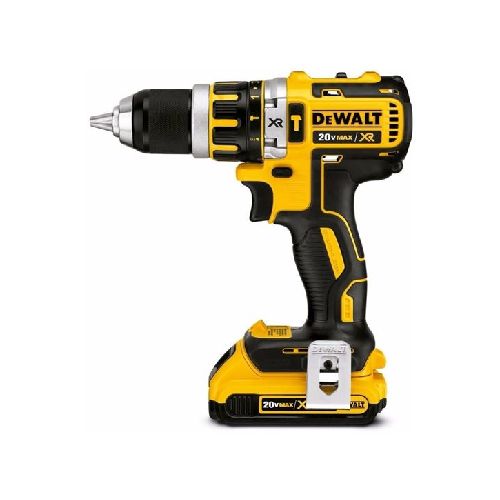 Taladro atornillador percutor 20v Dewalt c/2bat Brushless