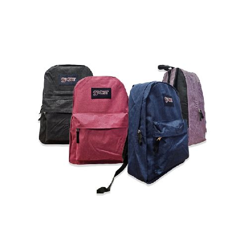 Mochila Urbana Deportiva Escolar 25L Tela Oxford Colores