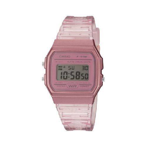 Reloj Casio F-91WS-4CF ROSADO