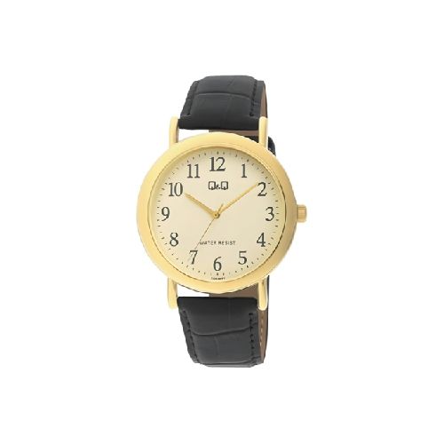 Reloj para Dama Q&Q C17A-005PY Dorado Malla de cuero