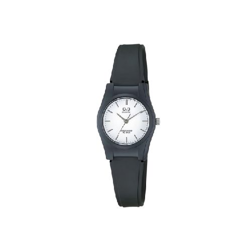 Reloj de Dama Q&Q VQ03J003Y PVC Esfera blanca