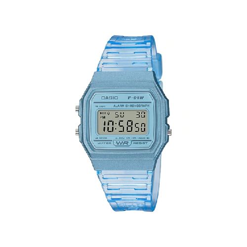 Reloj Casio F-91WS-2CF CELESTE