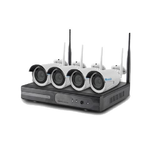 Set 4 Cámaras De Vigilancia WIFI y DVR c12-1