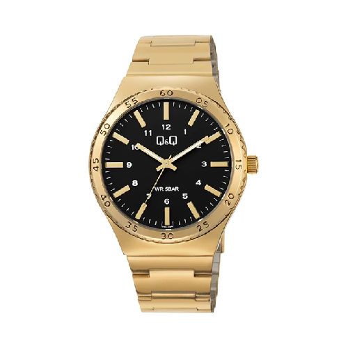 Reloj Hombre Q&Q Q70B-006PY Análogo Dorado